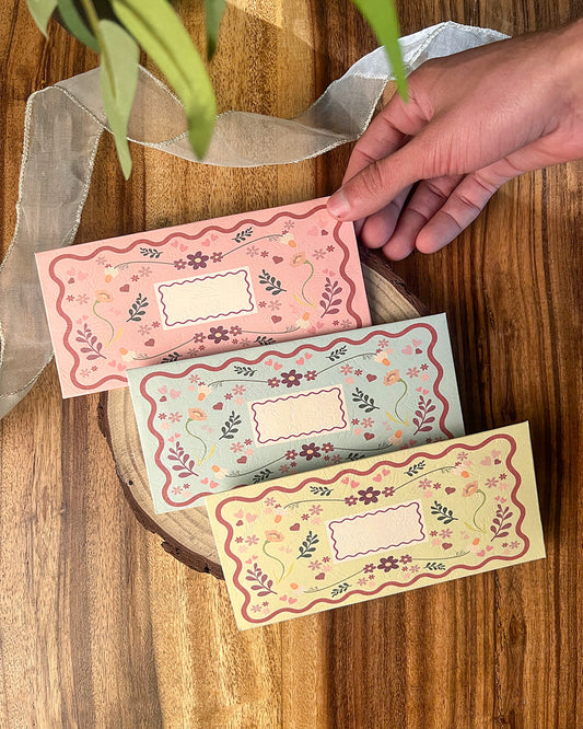 "Squiggly" Envelopes (Pack of 3)