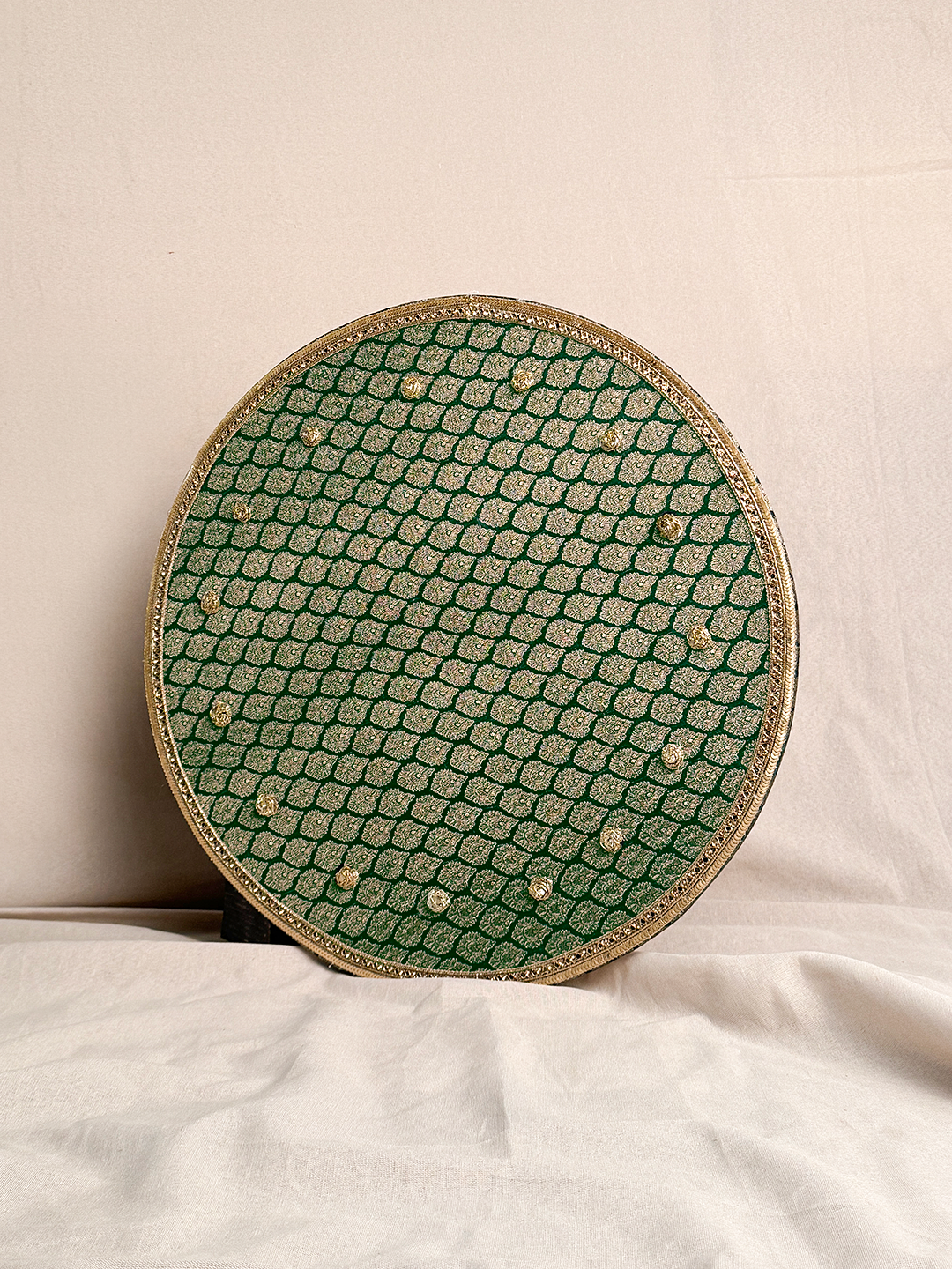 18" Mehndi Thaal (Green)