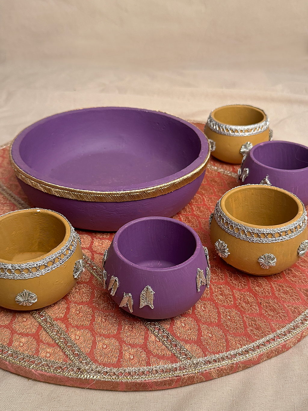 18" Mehndi Thaal Bundle 2