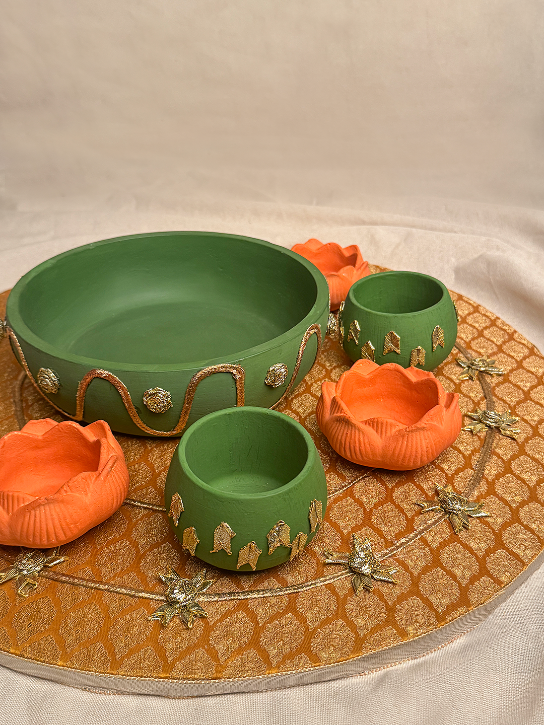 18" Mehndi Thaal Bundle 3