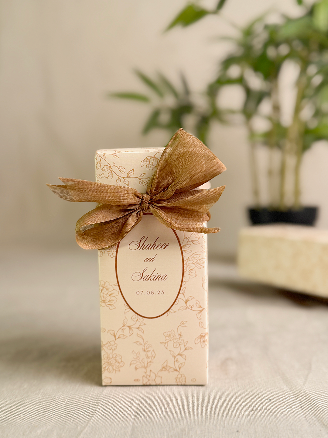 Floral Tapestry Box (2.25"x2.5"x5.5")