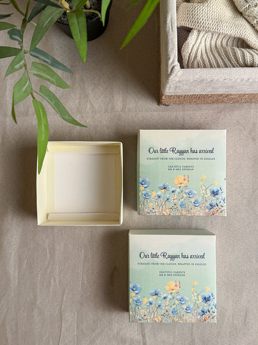 Birth Announcement Box - New Dawn (1.75"x4.5"x 4.5")