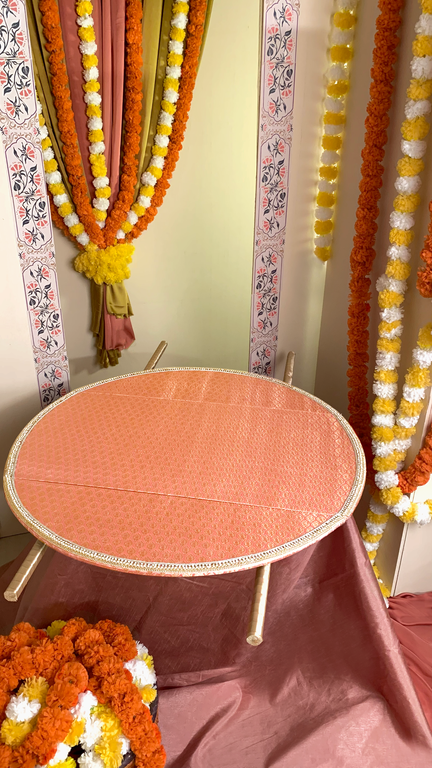 Large Mehndi Thaal (Pink)