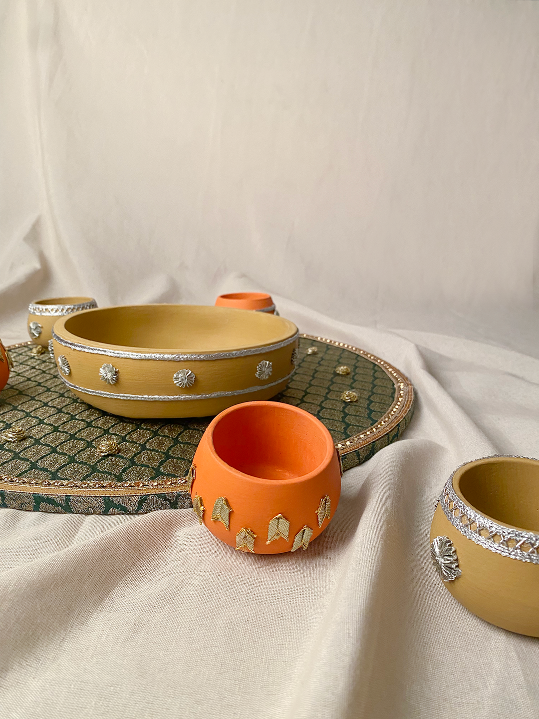 18" Mehndi Thaal Bundle 4