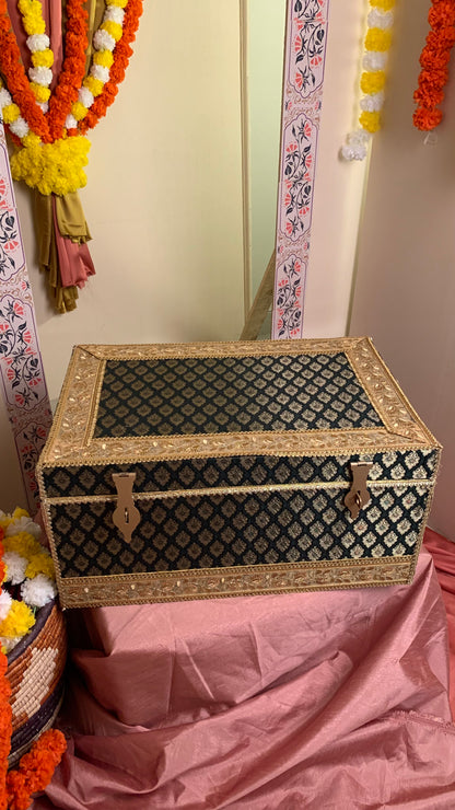 Bridal Trousseau Chest (Dark Green)