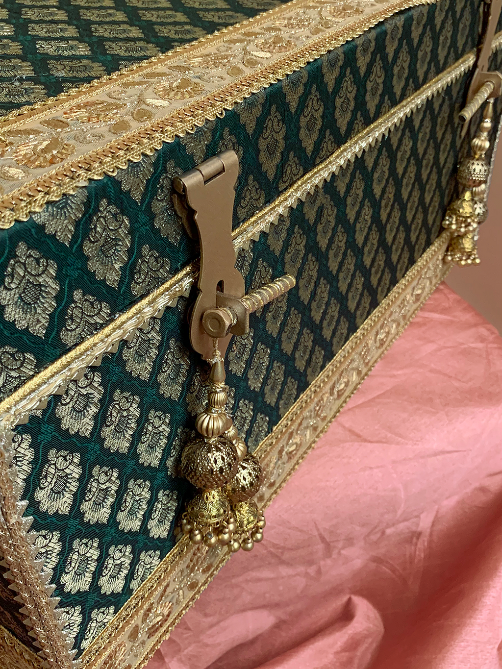 Bridal Trousseau Chest (Dark Green)