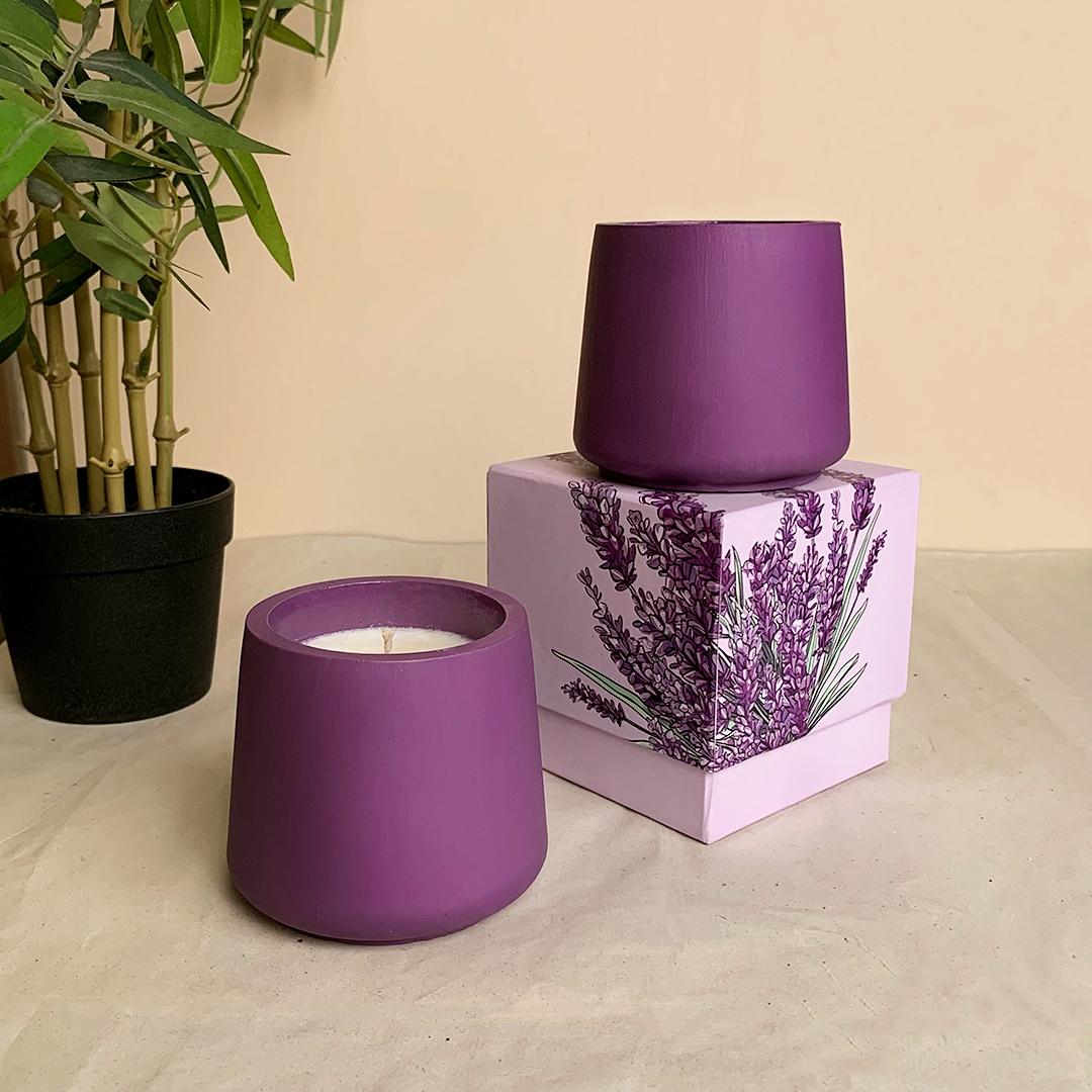 Soy Wax Scented Candle - Purple Haze