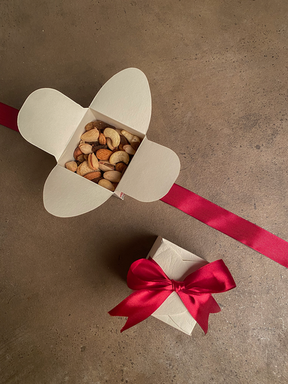 Bid Box - Ribbons and Bows (Red)