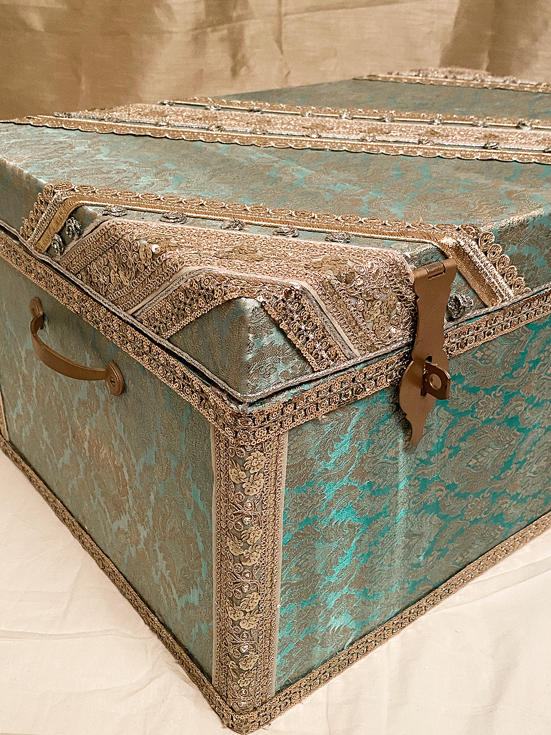 Bridal Trousseau Chest (Turquoise)