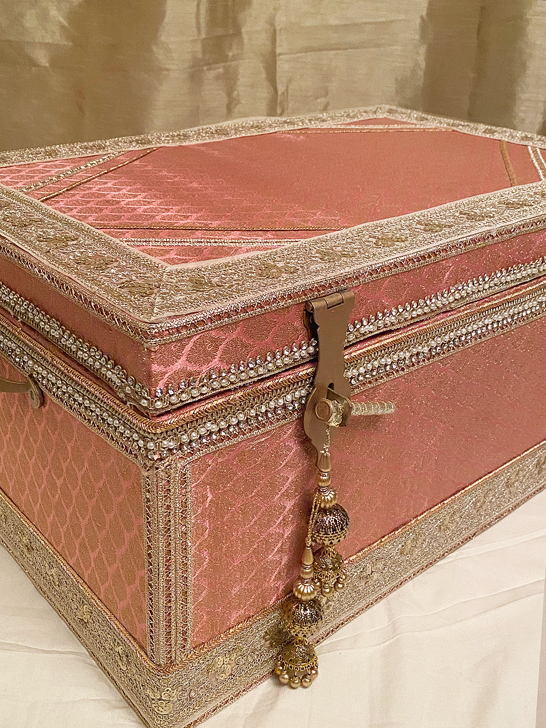 Bridal Trousseau Chest (Pink)