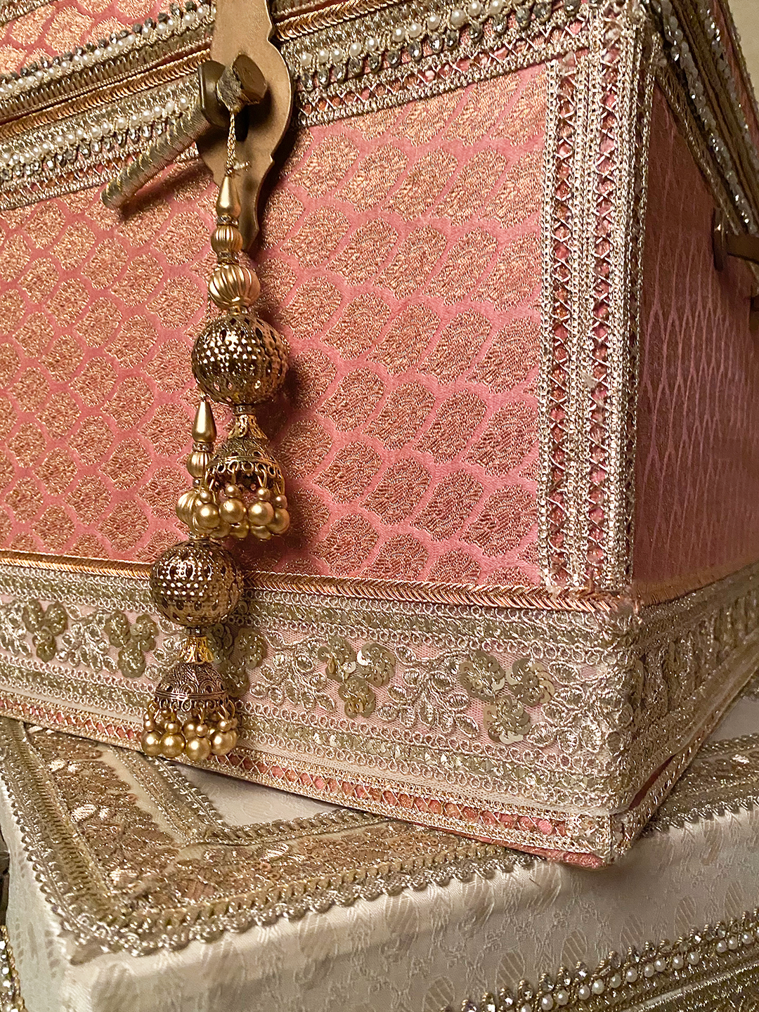 Bridal Trousseau Chest (Pink)