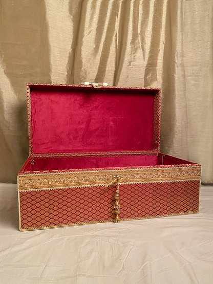 Bridal Trousseau Chest (Maroon)