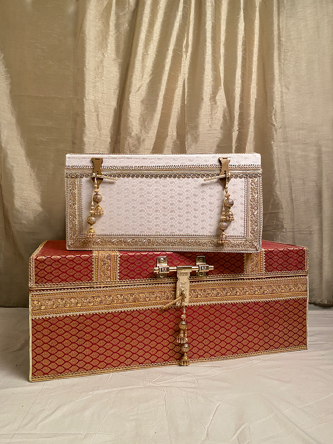 Bridal Trousseau Chest (Maroon)