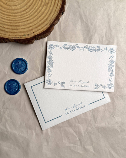 Floral Perimetre - Personalised Stationery