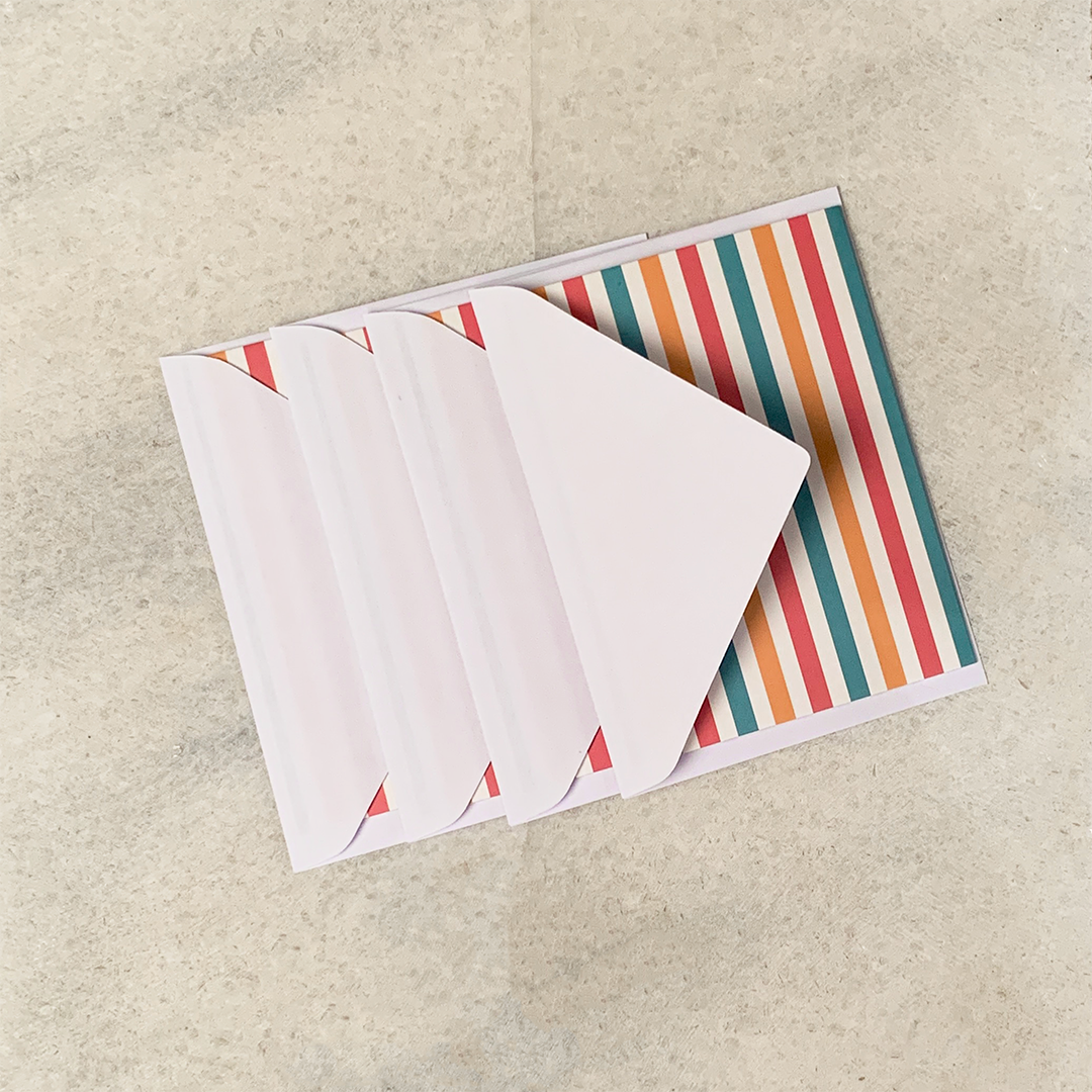 Stripes (5 Notecards + Envelopes)