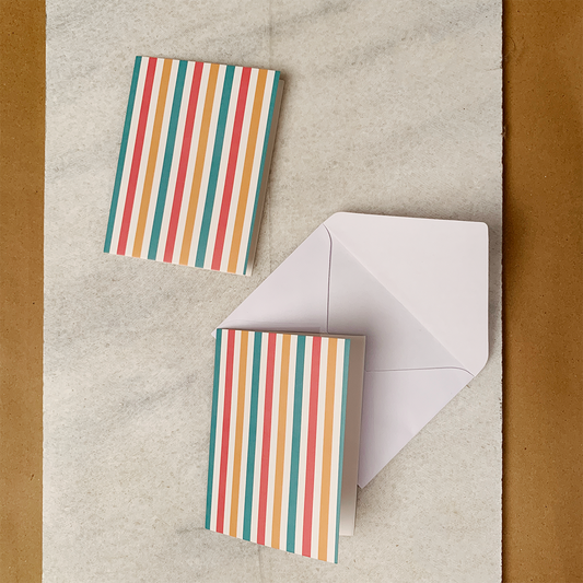Stripes (5 Notecards + Envelopes)