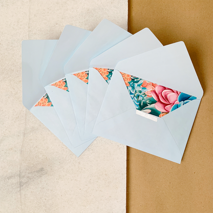 Succulents (5 Notecards + Envelopes)