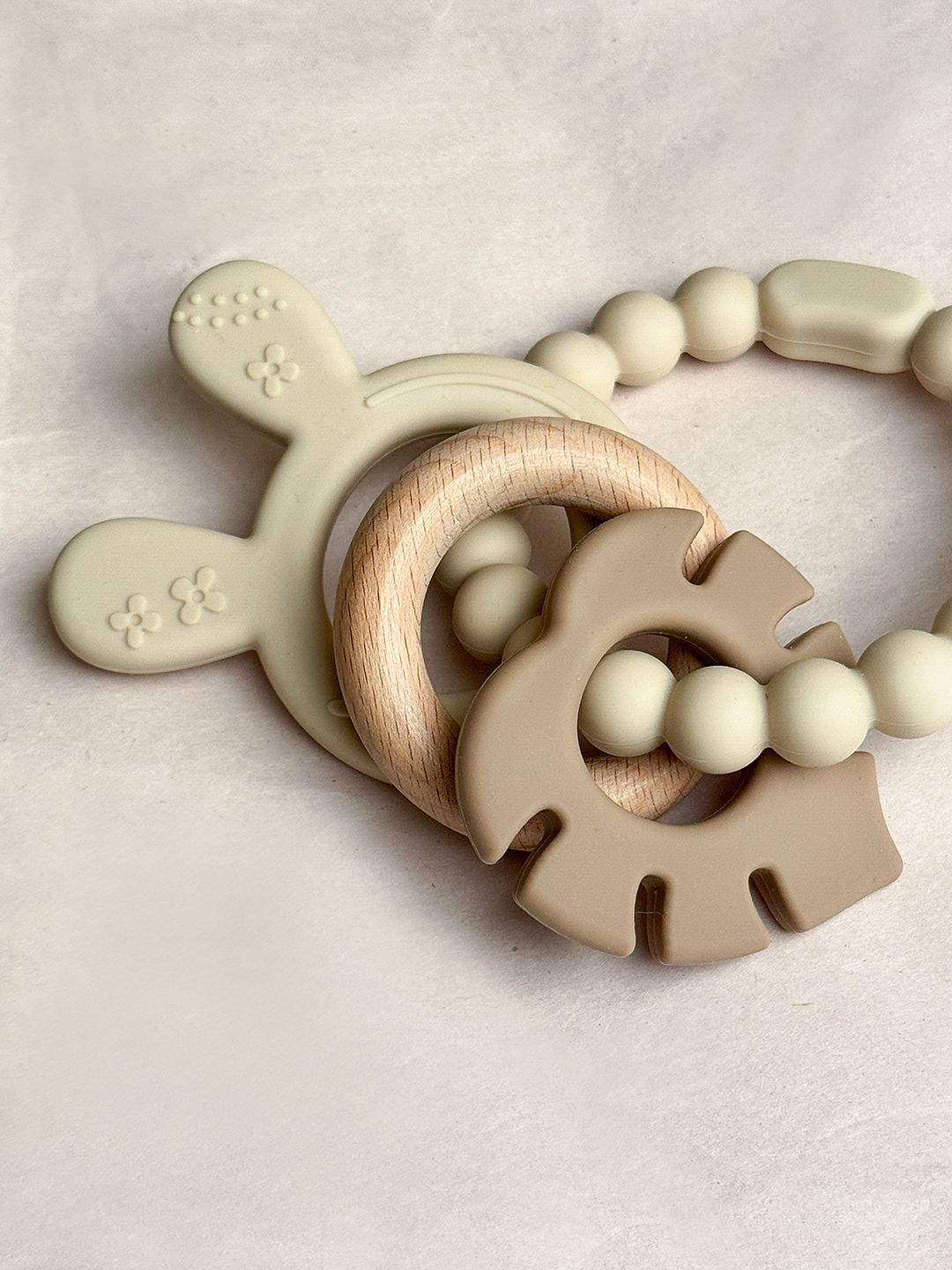 Silicone Beige Teether