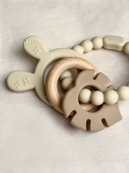Silicone Beige Teether